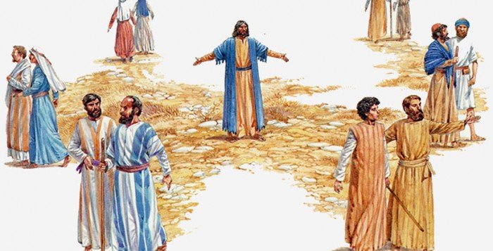 Resultado de imagem para jesus envia os doze
