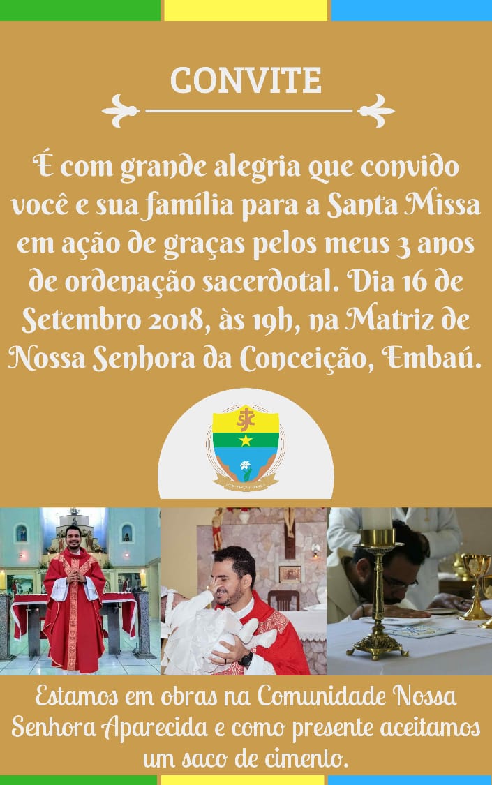 Missa Em Ação De Graças Pelo Aniversário Sacerdotal Do Pe Flávio Sjc 4781